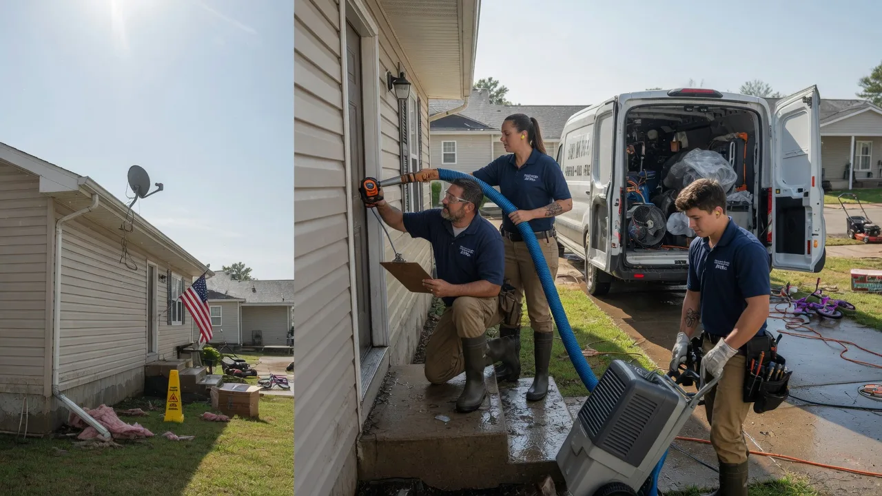 Ceiling Water Damage Restoration in Goodwin, SD near me